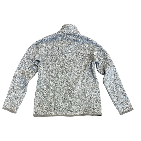 Patagonia Women's Better Sweater 1/4 Zip Fleece Jacket Grey, Size Medium - Picture 2 of 4